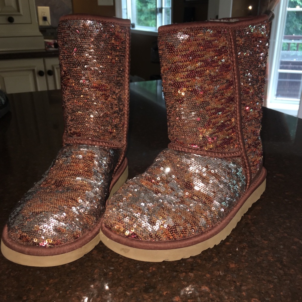 sparkly fall UGGS